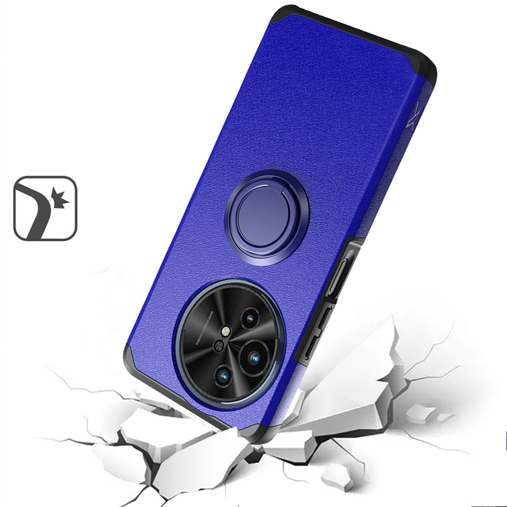 For TCL 50 XL 5G Slim Kickstand Rubber TPU PC Hybrid with Ring Stand Case Cover - Picture 23 of 66