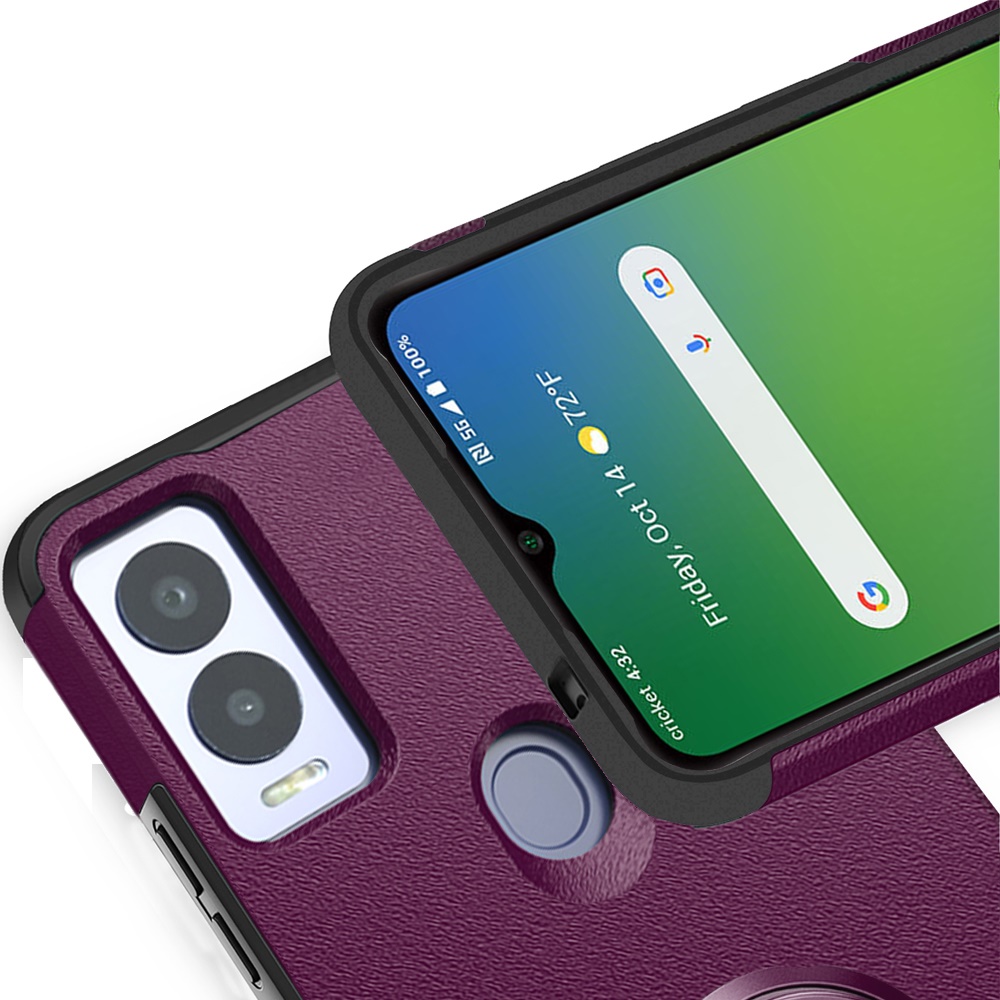 For TCL 50 XL 5G Slim Kickstand Rubber TPU PC Hybrid with Ring Stand Case Cover - Picture 37 of 66