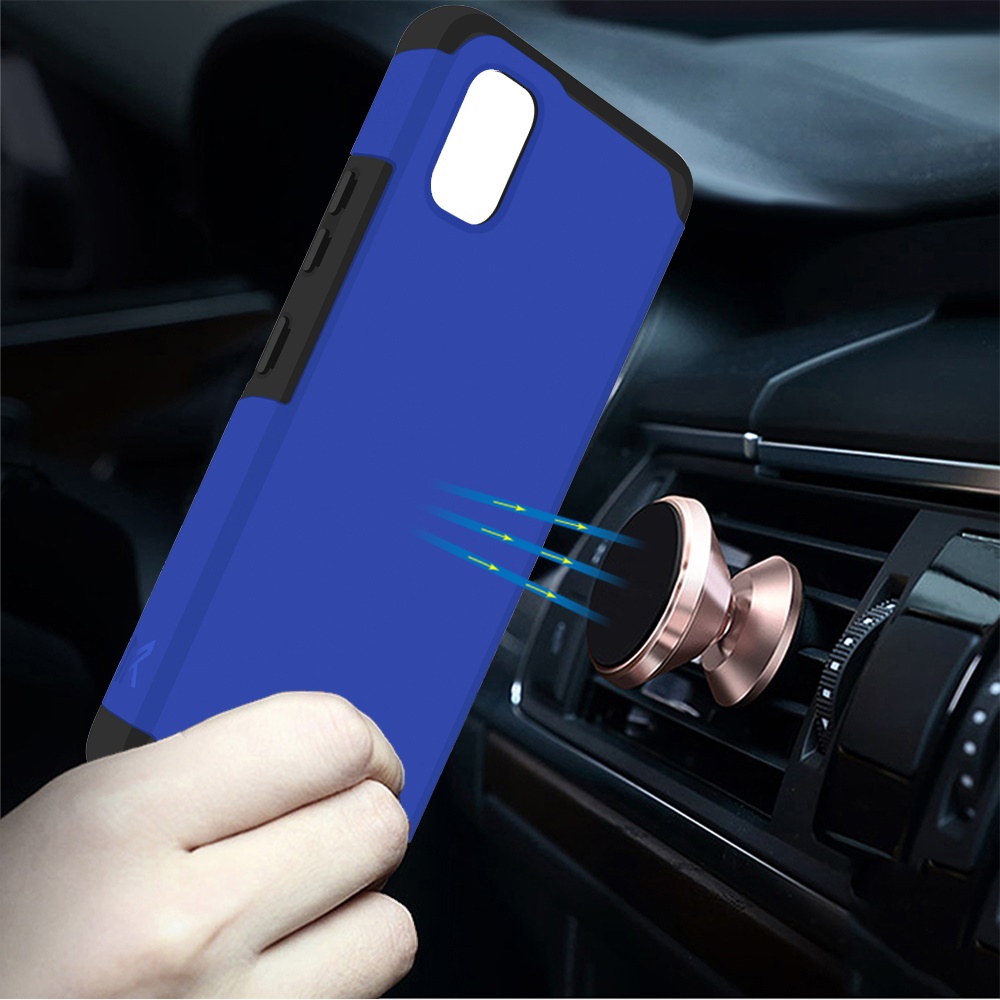 PC Rígida de Doble Capa híbrida de Absorción de Choques Delgada para TCL ION Z + Estuche Cubierta de TPU - Imagen 22 de 54