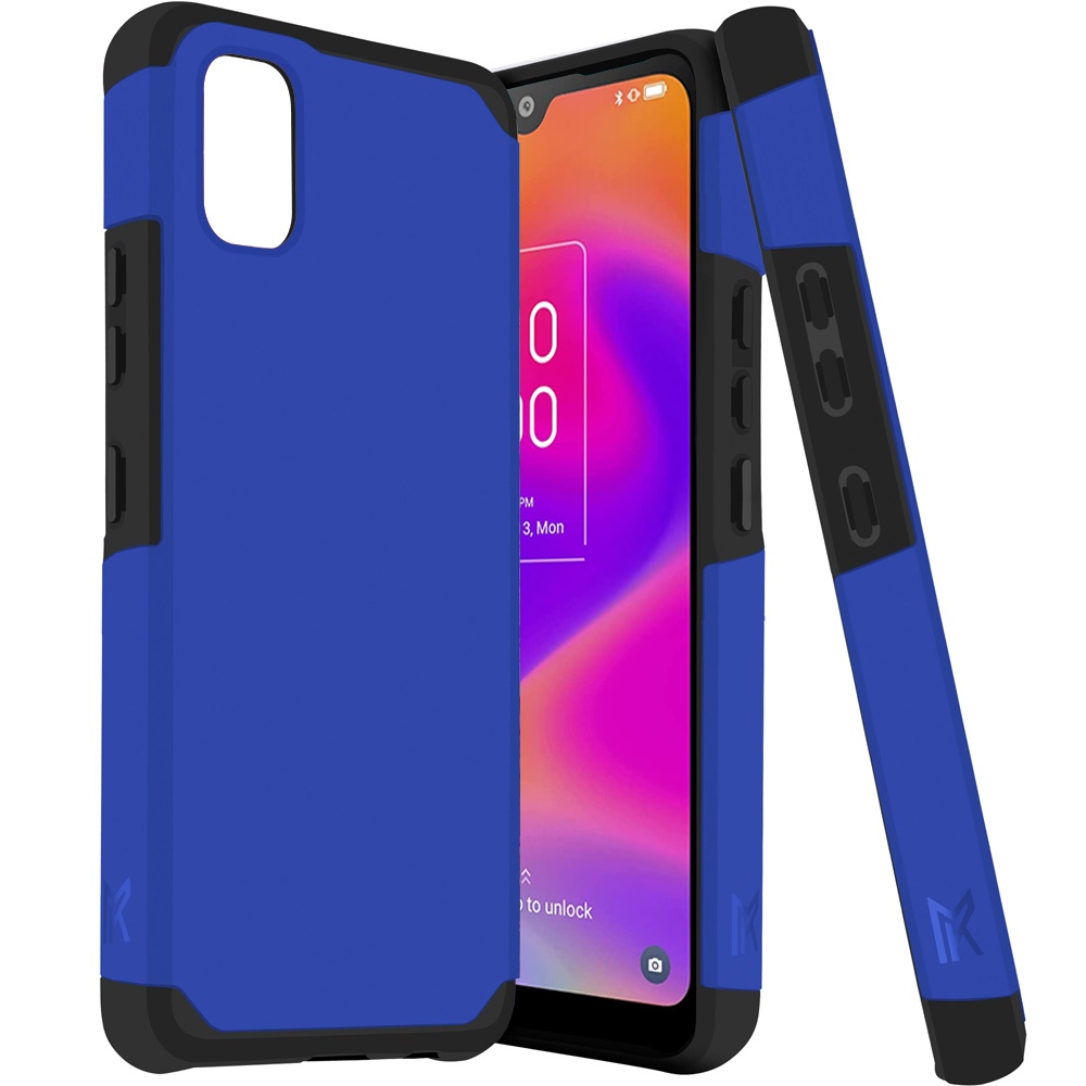 PC Rígida de Doble Capa híbrida de Absorción de Choques Delgada para TCL ION Z + Estuche Cubierta de TPU - Imagen 20 de 54