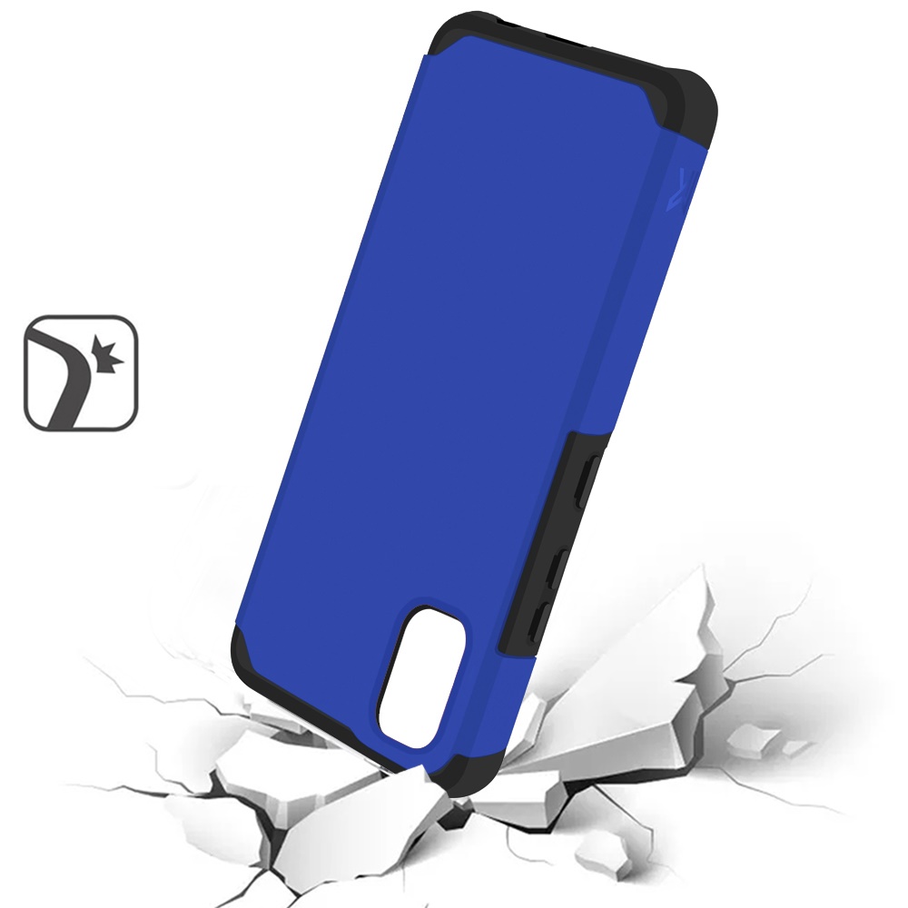 PC Rígida de Doble Capa híbrida de Absorción de Choques Delgada para TCL ION Z + Estuche Cubierta de TPU - Imagen 21 de 54