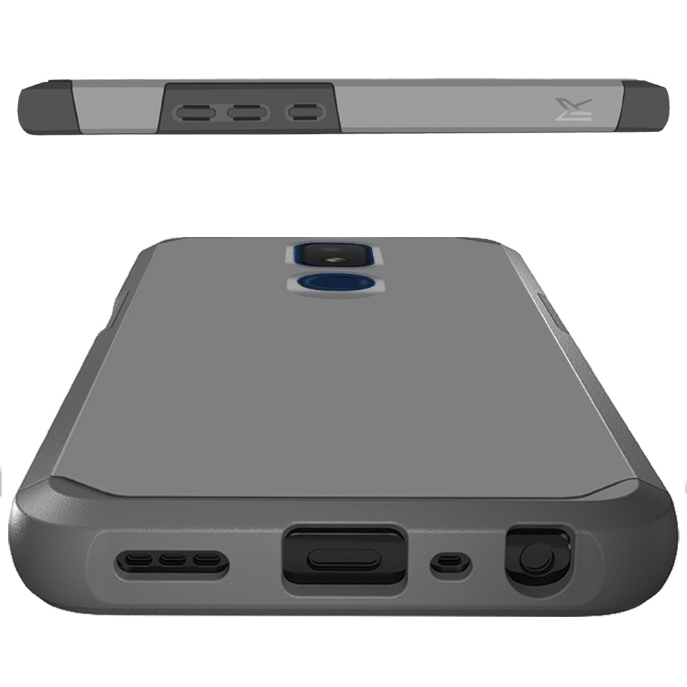 PC Rígida de Doble Capa híbrida de Absorción de Choques Delgada para TCL ION Z + Estuche Cubierta de TPU - Imagen 50 de 54
