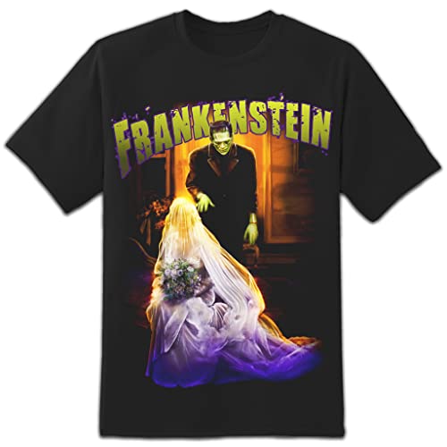 Universal Monsters T-Shirt Frankenstein and Bride Men’s Tee