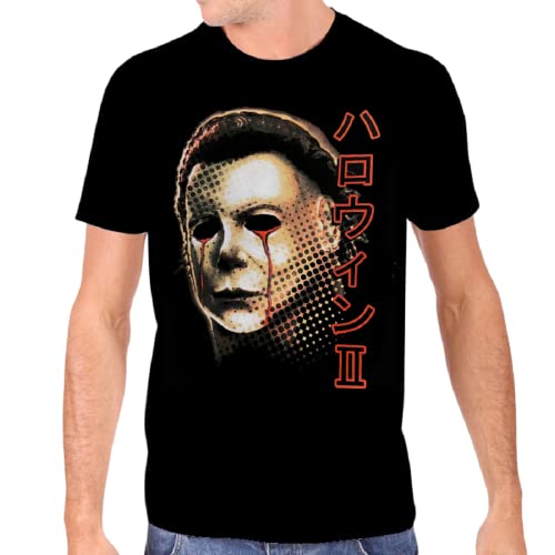 Rock Rebel Halloween 2 Michael Myers Herren T-Shirt Japanese Movie Poster Tee - Bild 4 von 5