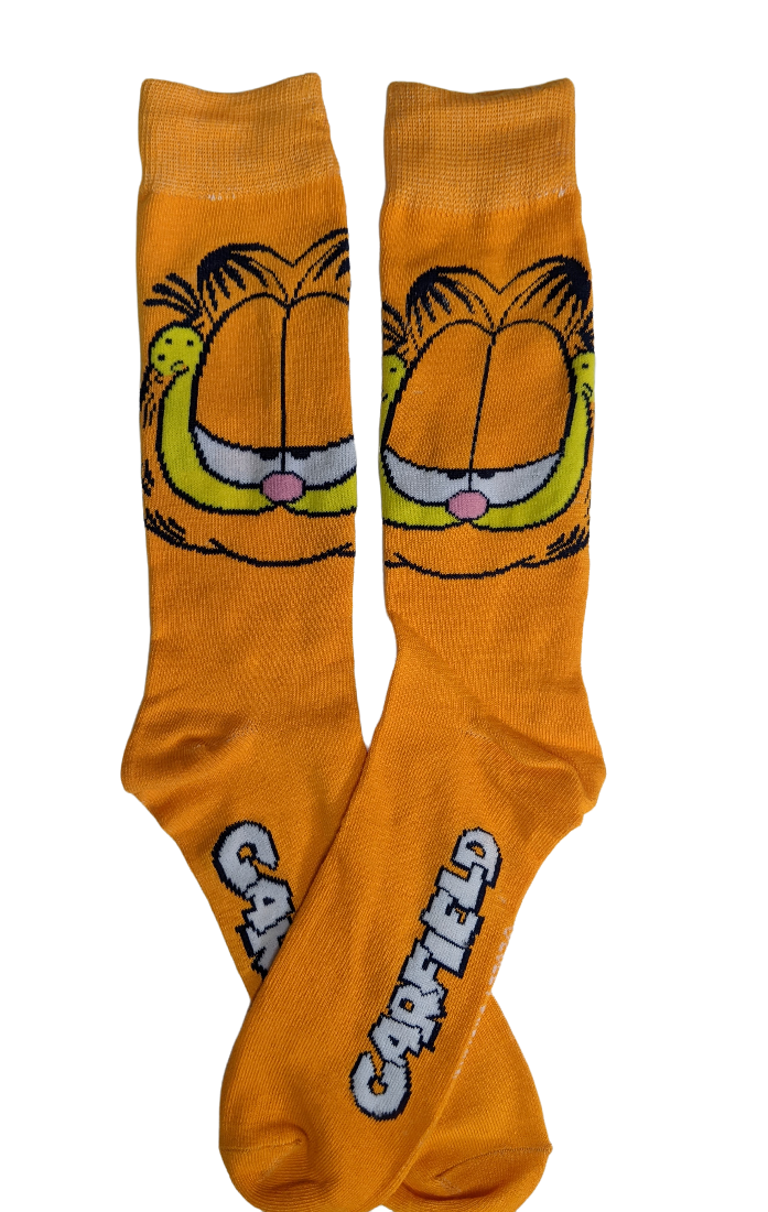 Garfield Cat & Odie Hund Cartoon Figur Herren Crew Socken zwei Paar Pack - Bild 7 von 7