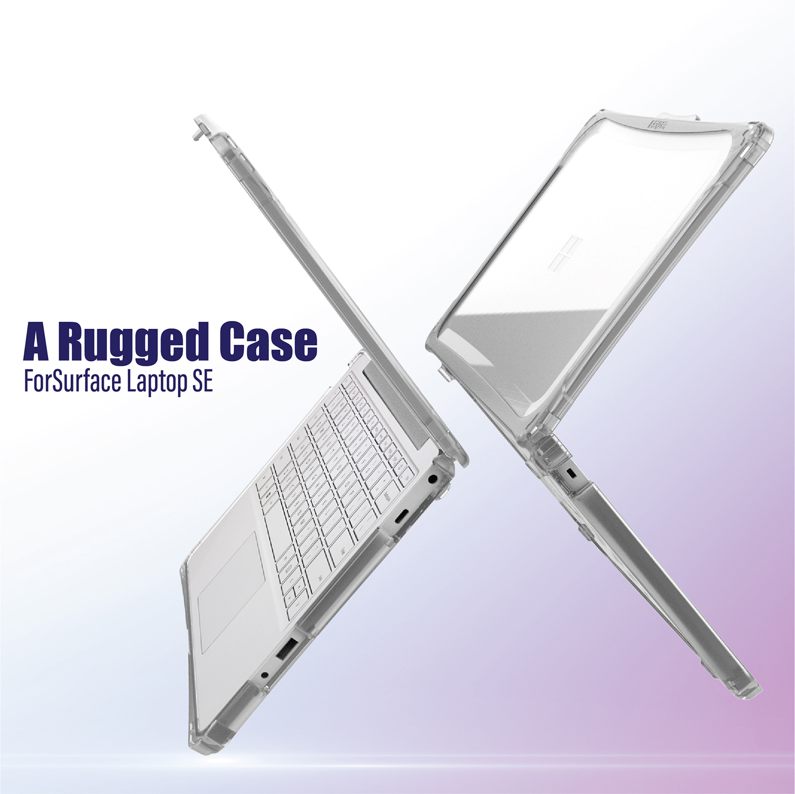 Funda de alta resistencia IBENZER para Microsoft Surface Laptop SE 11 pulgadas con bloqueo de pantalla - Imagen 10 de 14