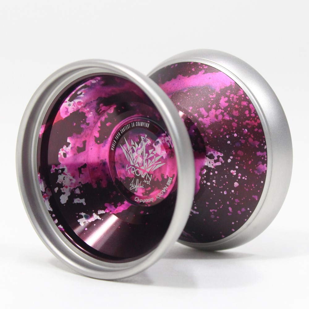 クラウン.wst　C3YOYODESIGN Splash-Maroon-Pink-Silver-