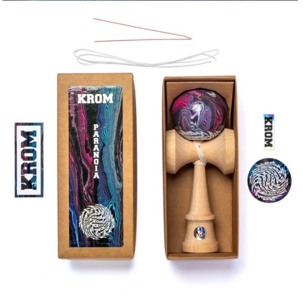 KROM Kendama PARANOIA Kendama - Unique Visual and a Highly Trackable Design - Picture 4 of 10