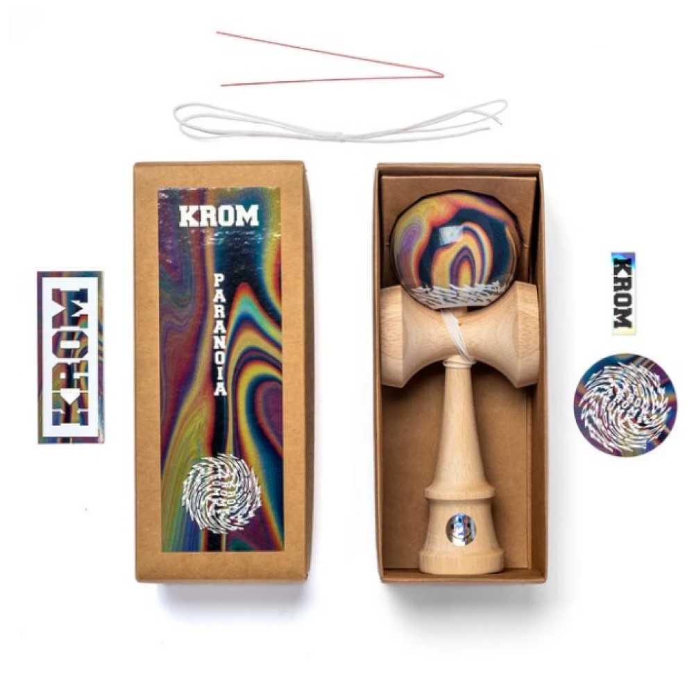 KROM Kendama PARANOIA Kendama - Unique Visual and a Highly Trackable Design - Picture 8 of 10
