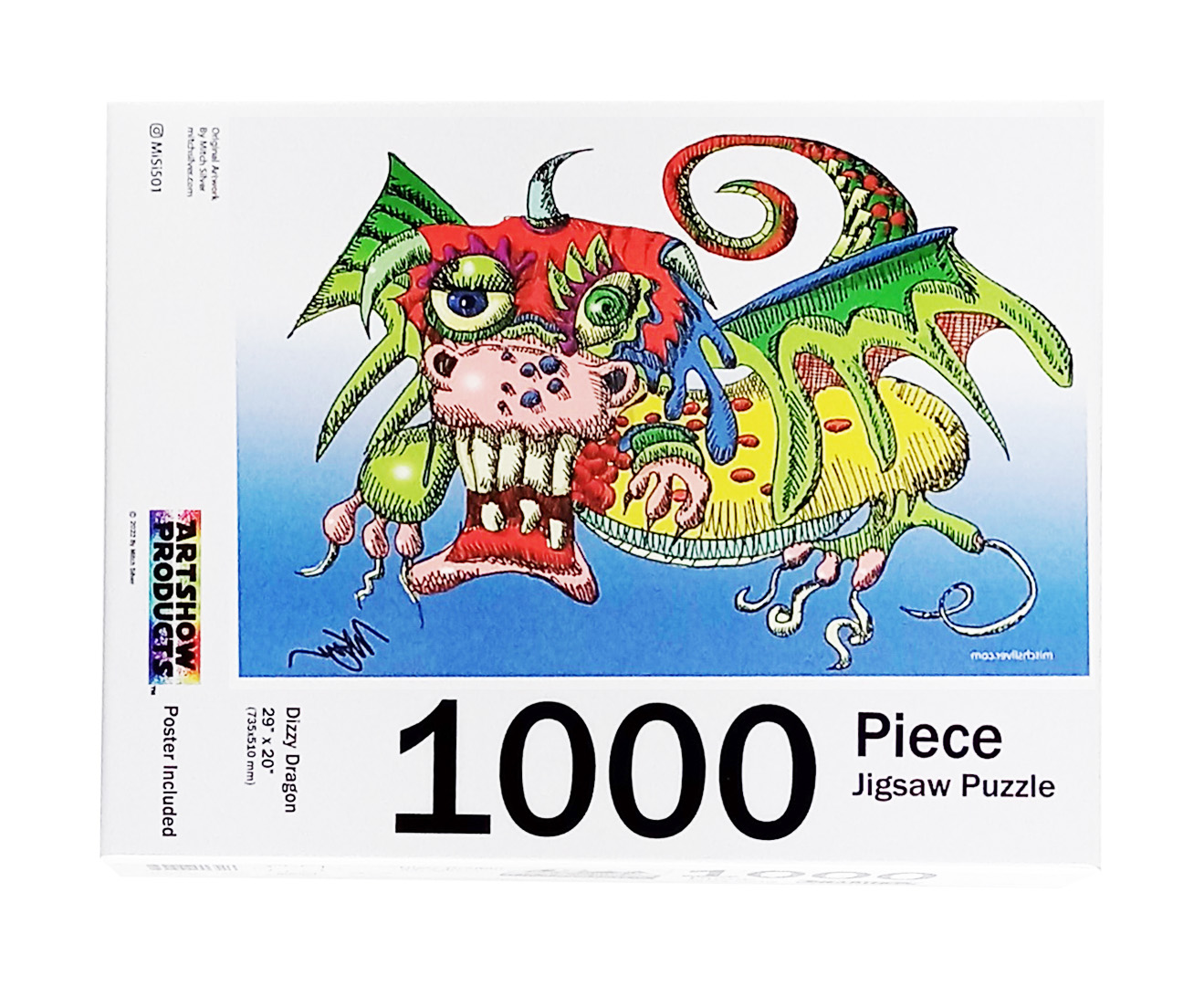 Premium 1000 Piece Jigsaw Puzzle 29"x 20" Orig. Artwork by MiSi501 - Picture 9 of 17