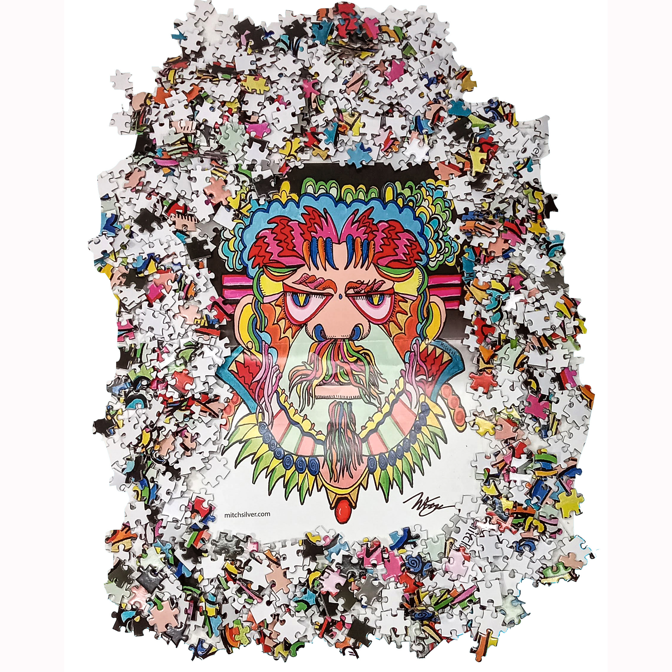 Premium 1000 Piece Jigsaw Puzzle 29"x 20" Orig. Artwork by MiSi501 - Picture 12 of 17