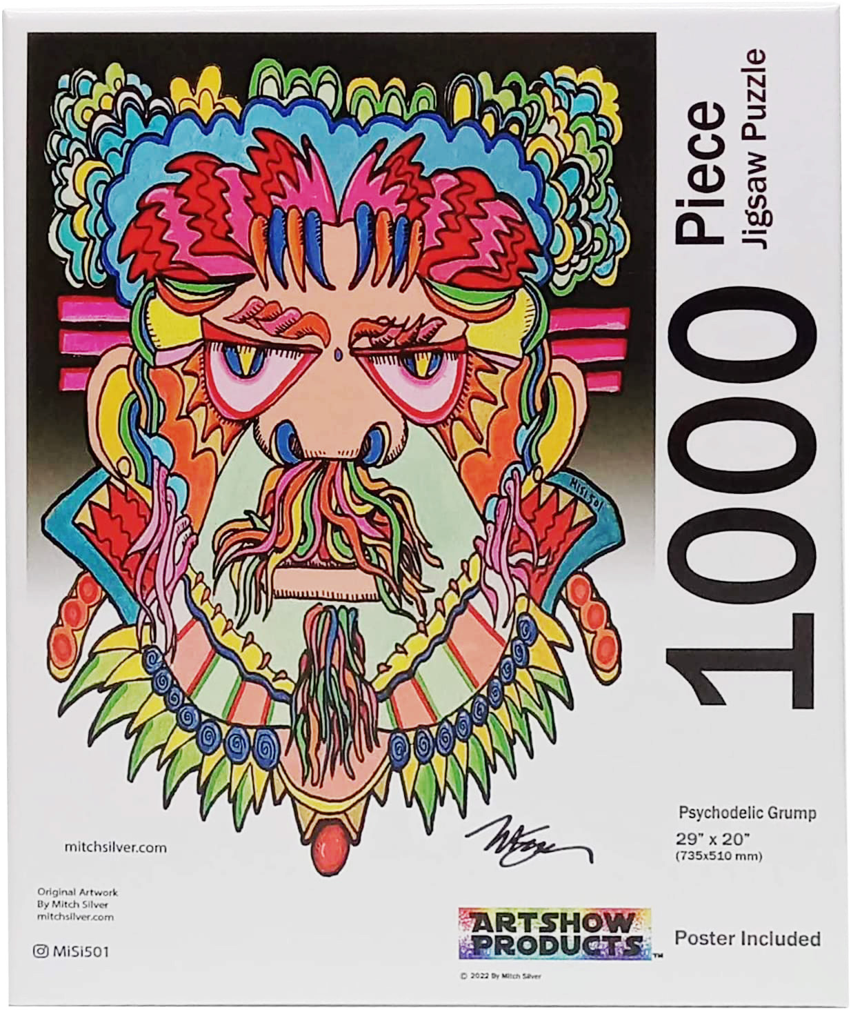 Premium 1000 Piece Jigsaw Puzzle 29"x 20" Orig. Artwork by MiSi501 - Picture 11 of 17