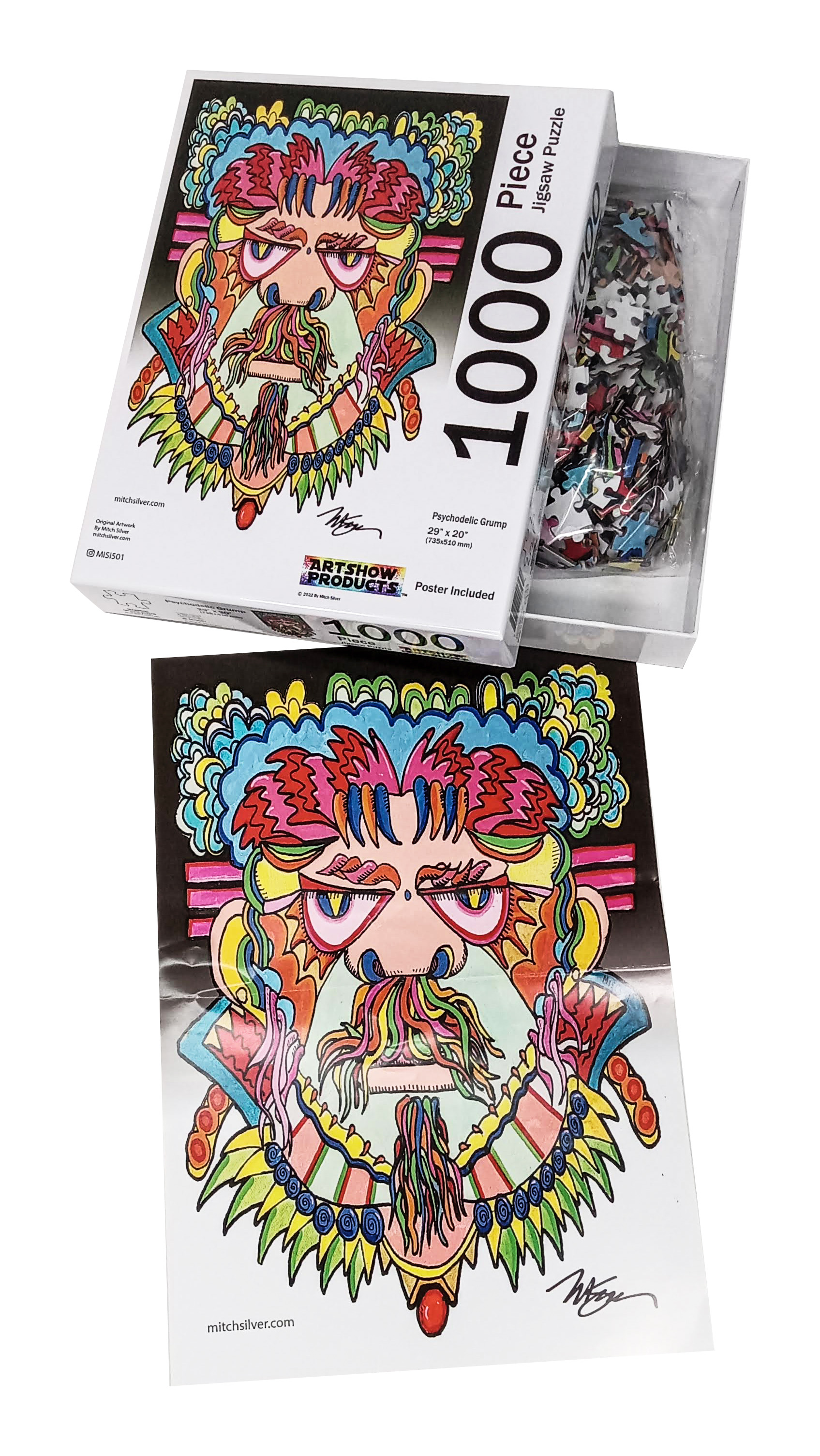 Premium 1000 Piece Jigsaw Puzzle 29"x 20" Orig. Artwork by MiSi501 - Picture 14 of 17