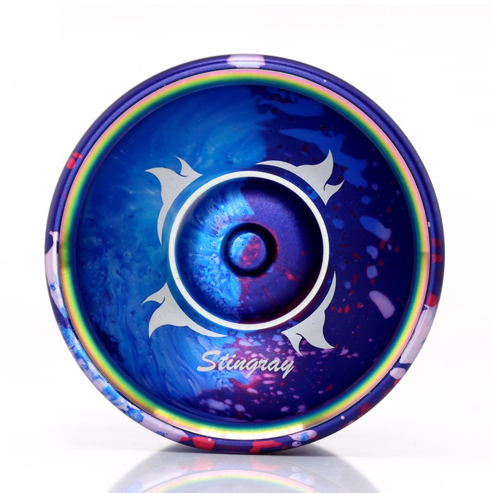 yoyofriends Stingray Yo-Yo - Bi-Metal - 7068 Aluminum with Stainless Steel Rings - Picture 2 of 13