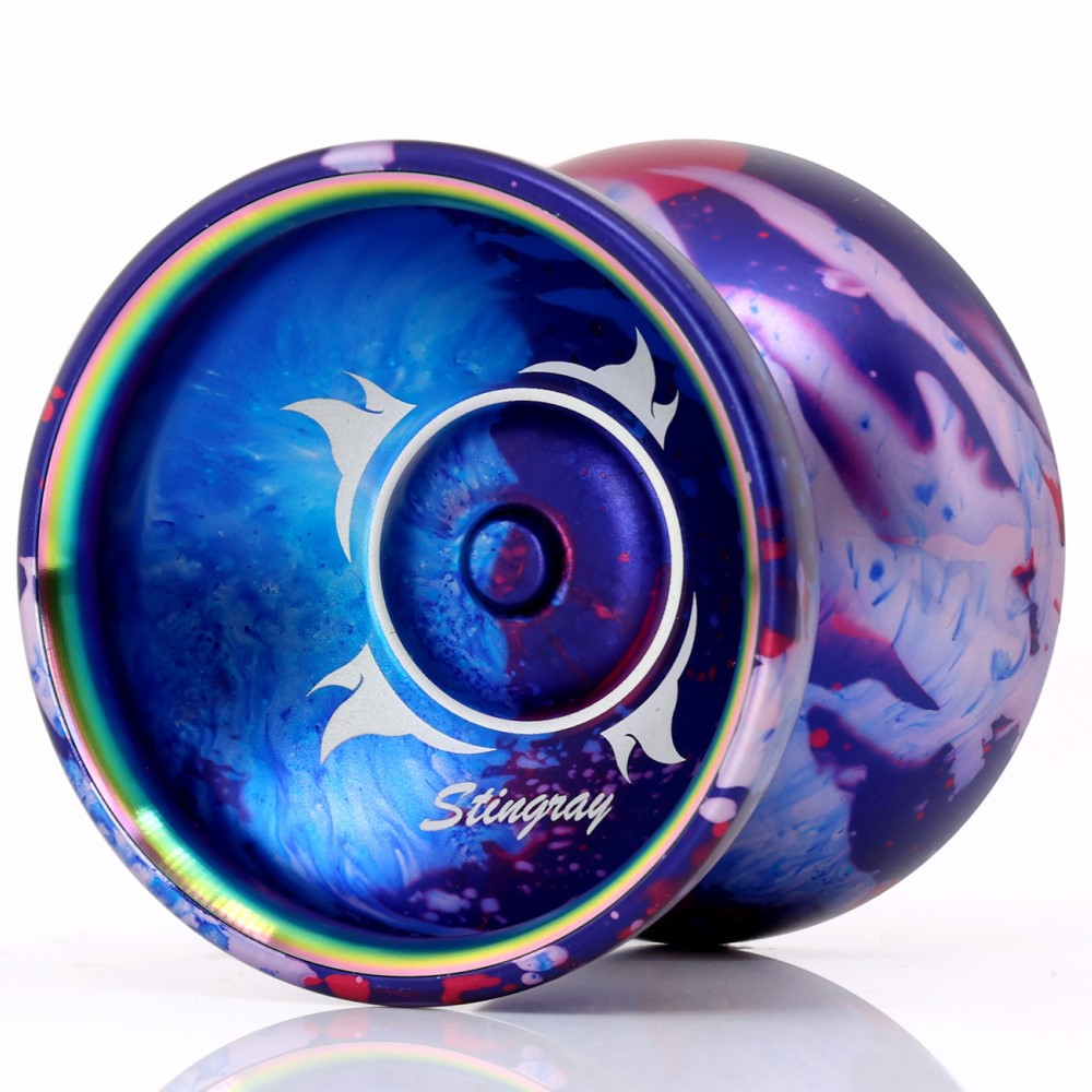 yoyofriends Stingray Yo-Yo - Bi-Metal - 7068 Aluminum with Stainless Steel Rings - Picture 5 of 13