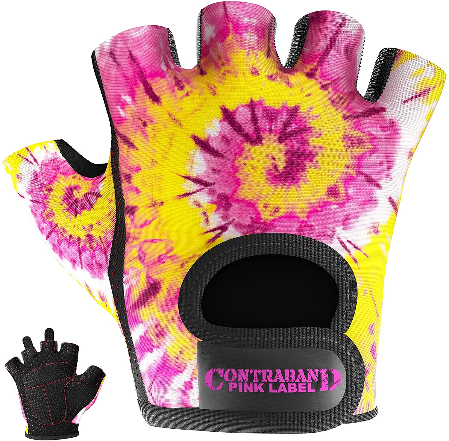 CLEARANCE 50% OFF!! Pink Label 5347 Womens Tie Dye Print Lifting/Rowing Gloves - Picture 22 of 35