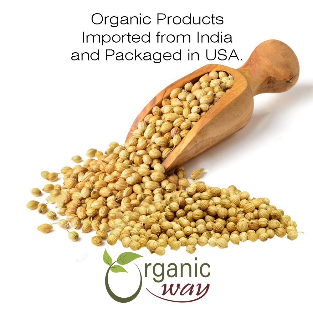 Organic Way Coriander Whole - Adds Flavour | Organic, Kosher & USDA Certified - Picture 8 of 15