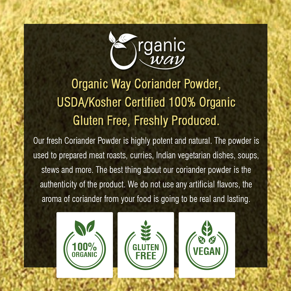 Organic Coriander Powder - 1LBS