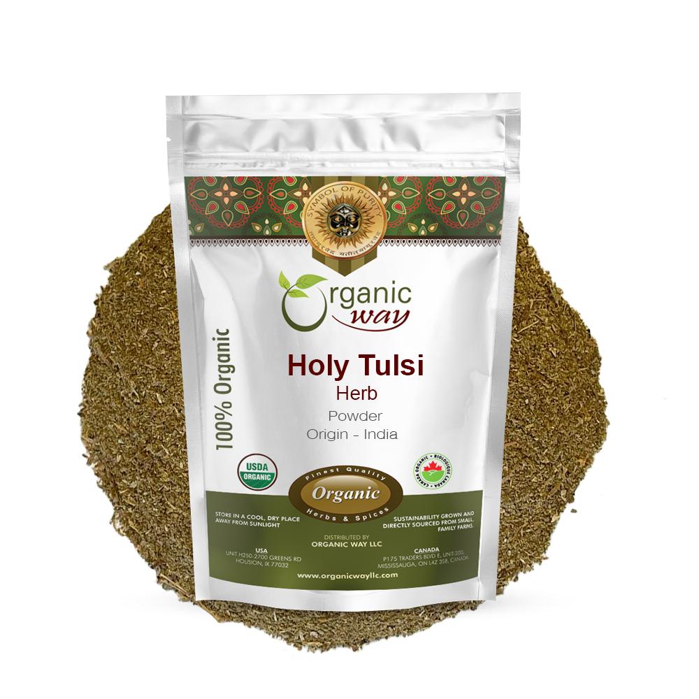Organic Holy Tulsi Herb Powder