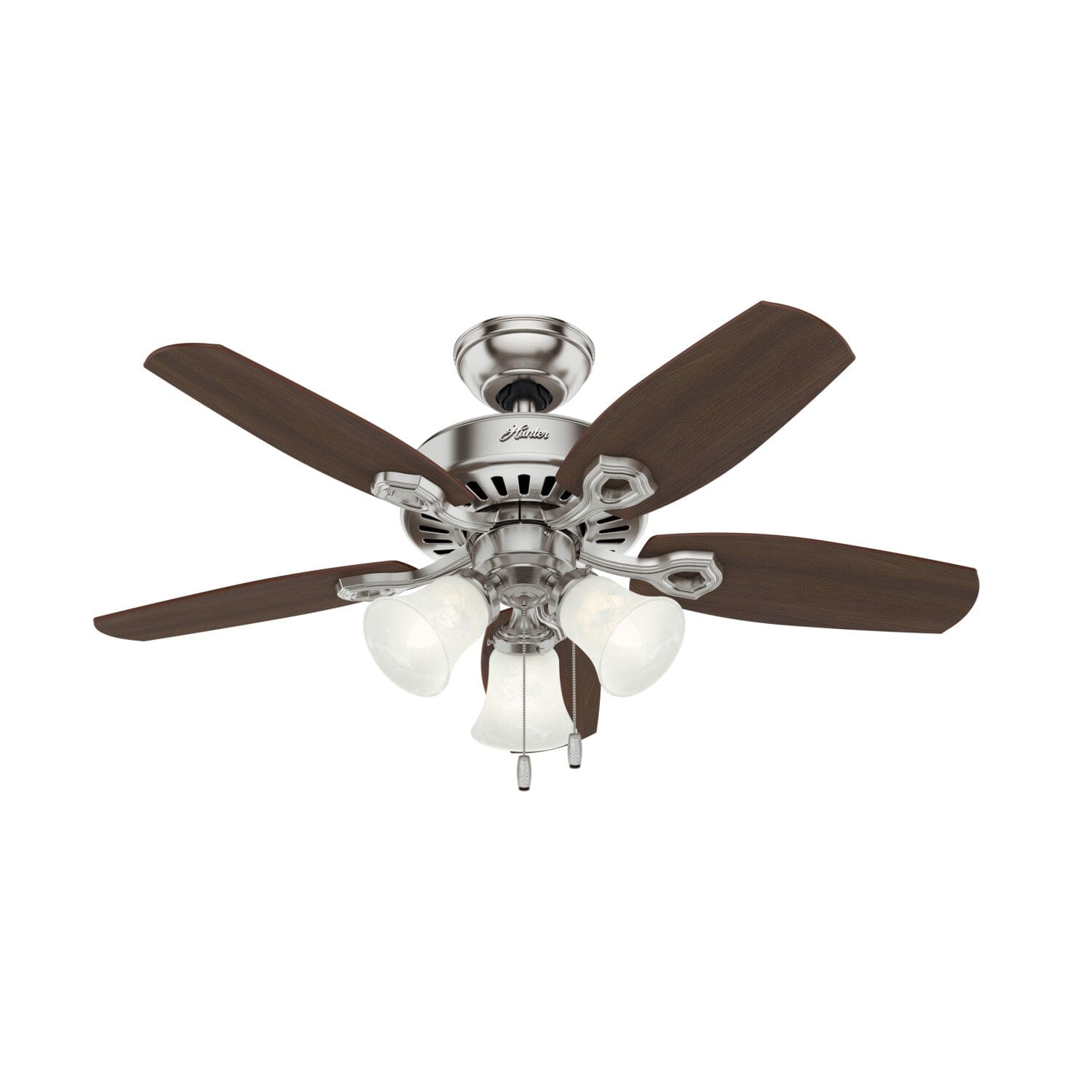 Hunter 42" Builder Ceiling Fan w/ 3 LED Lights & Pull Chain Casual Traditional - Picture 3 of 3