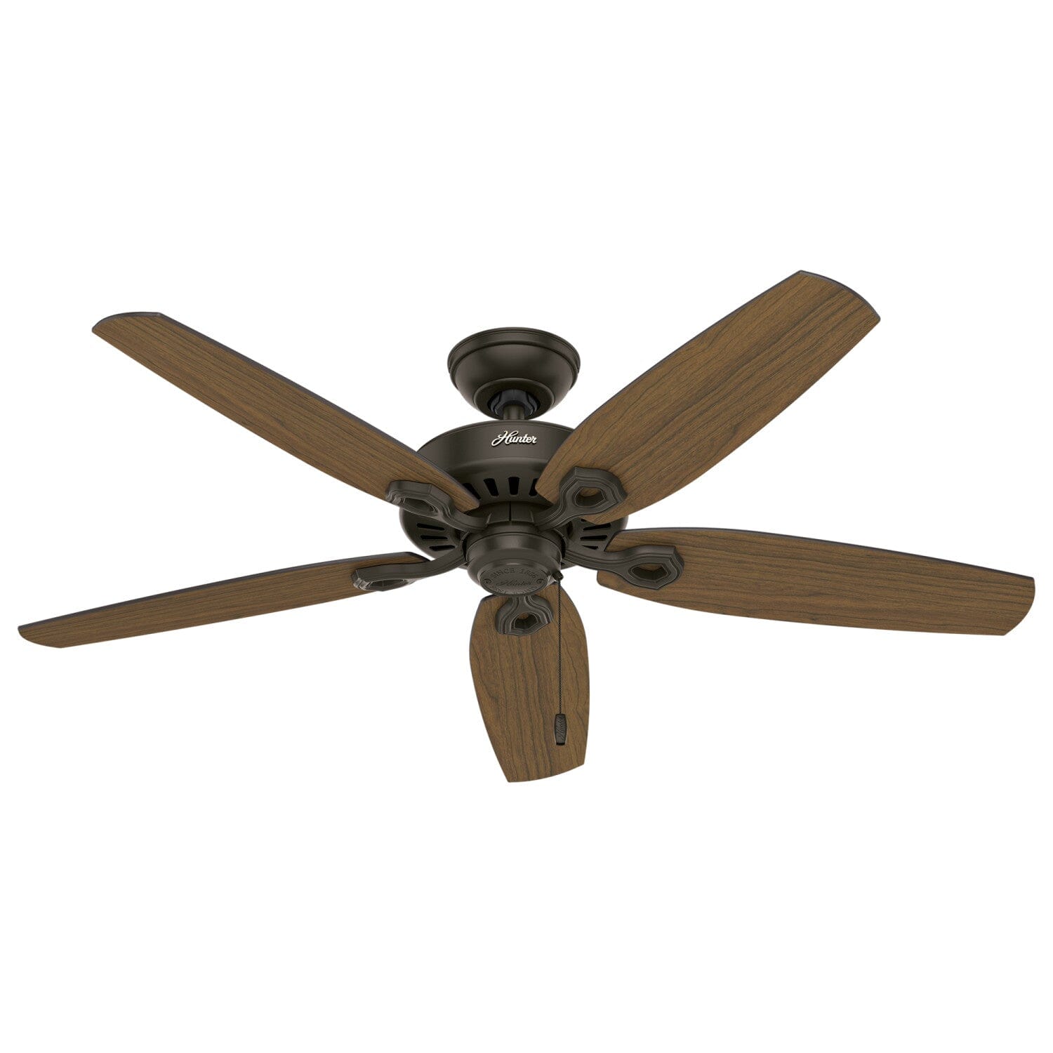 Hunter 52" Builder Elite Outdoor Ceiling Fan Damp Rated Traditional Porch Patio - Picture 2 of 3