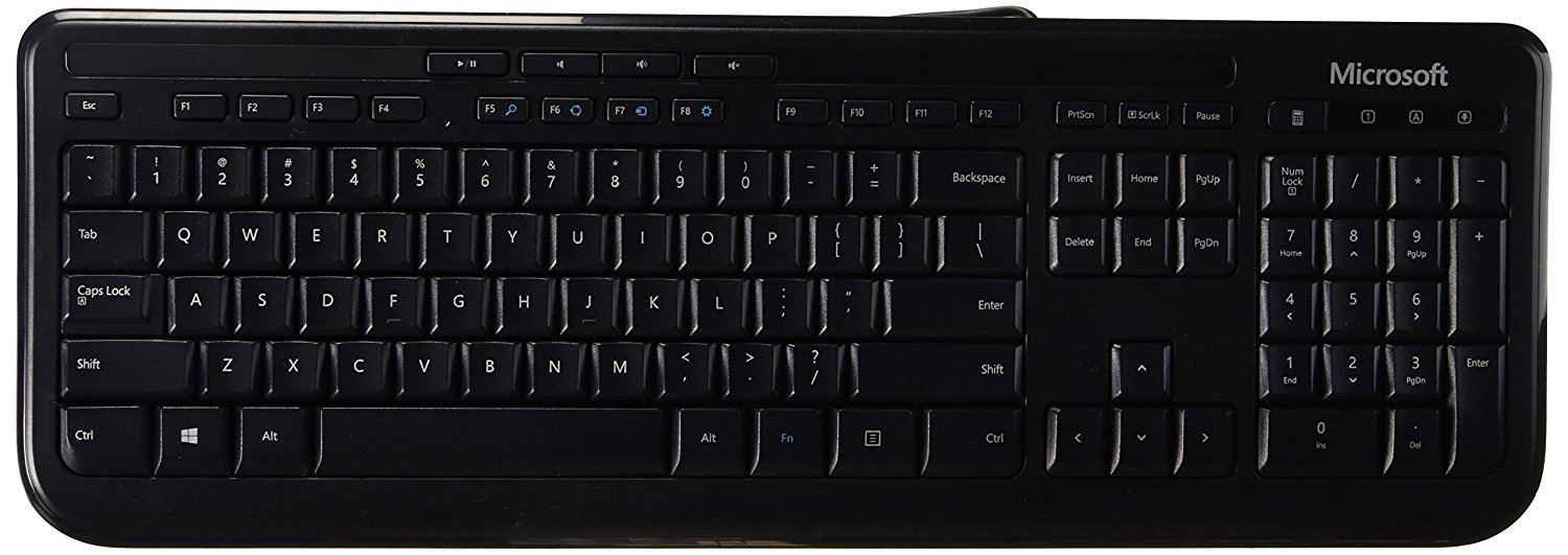 Microsoft Wired Keyboard 600 Black ANB 00001 Opened Box EBay