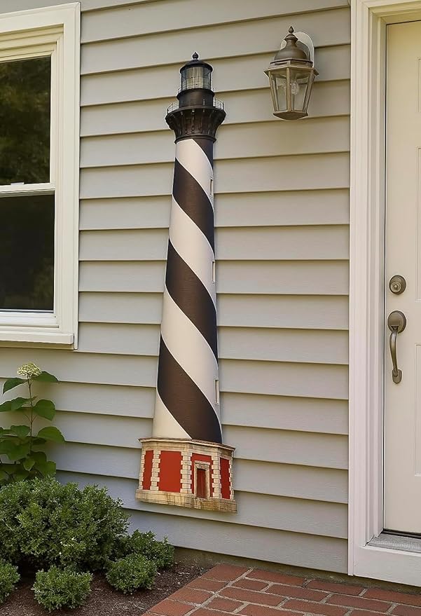 Lighthouse Wall Art, Cape Hatteras North Carolina, Lighthouse Sign, Outdoor PVC - Picture 22 of 36