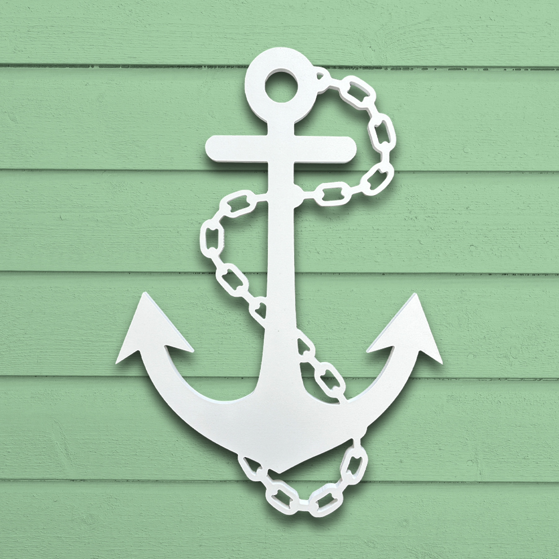 Outdoor Anchor Wall Decor, Nautical Beach Sign, PVC Ocean Marine Art - Bild 50 von 53