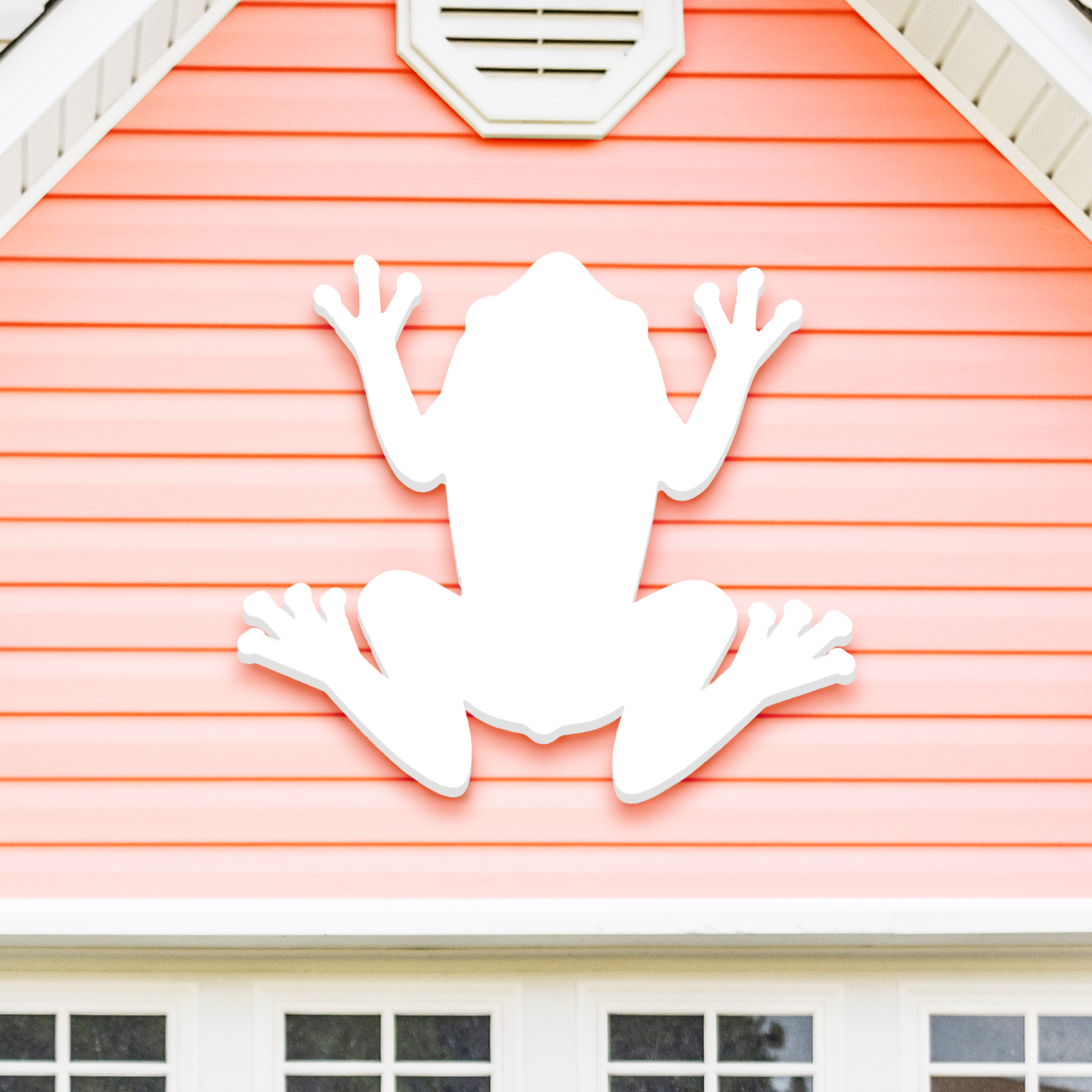Outdoor Frosch Schild für Strandhaus, Terrasse, Schuppen, Garage, Frosch Wanddeko, PVC - Bild 39 von 42