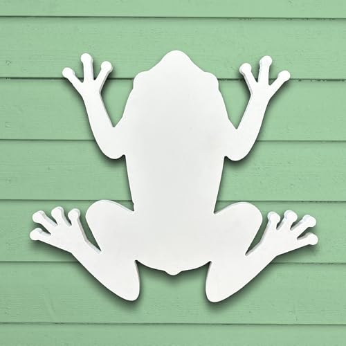 Outdoor Frosch Schild für Strandhaus, Terrasse, Schuppen, Garage, Frosch Wanddeko, PVC - Bild 33 von 42