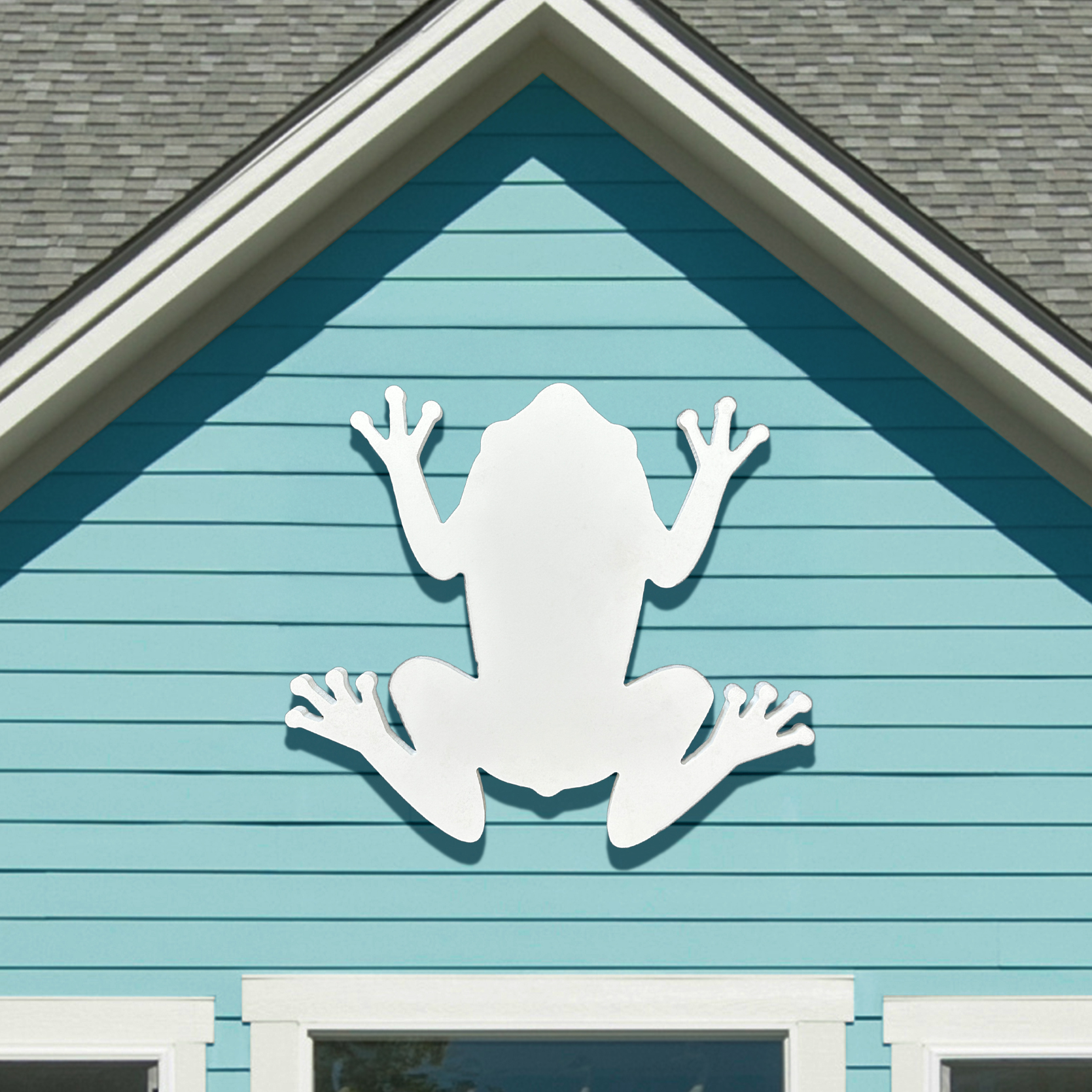 Outdoor Frosch Schild für Strandhaus, Terrasse, Schuppen, Garage, Frosch Wanddeko, PVC - Bild 35 von 42