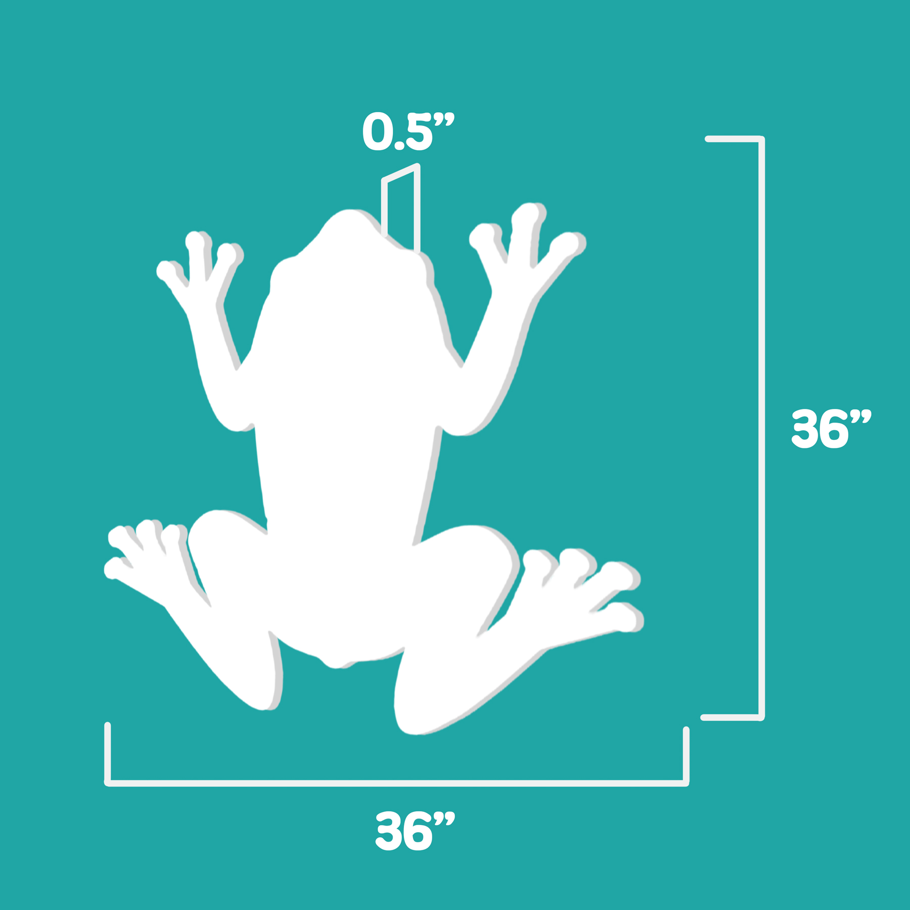 Outdoor Frosch Schild für Strandhaus, Terrasse, Schuppen, Garage, Frosch Wanddeko, PVC - Bild 34 von 42
