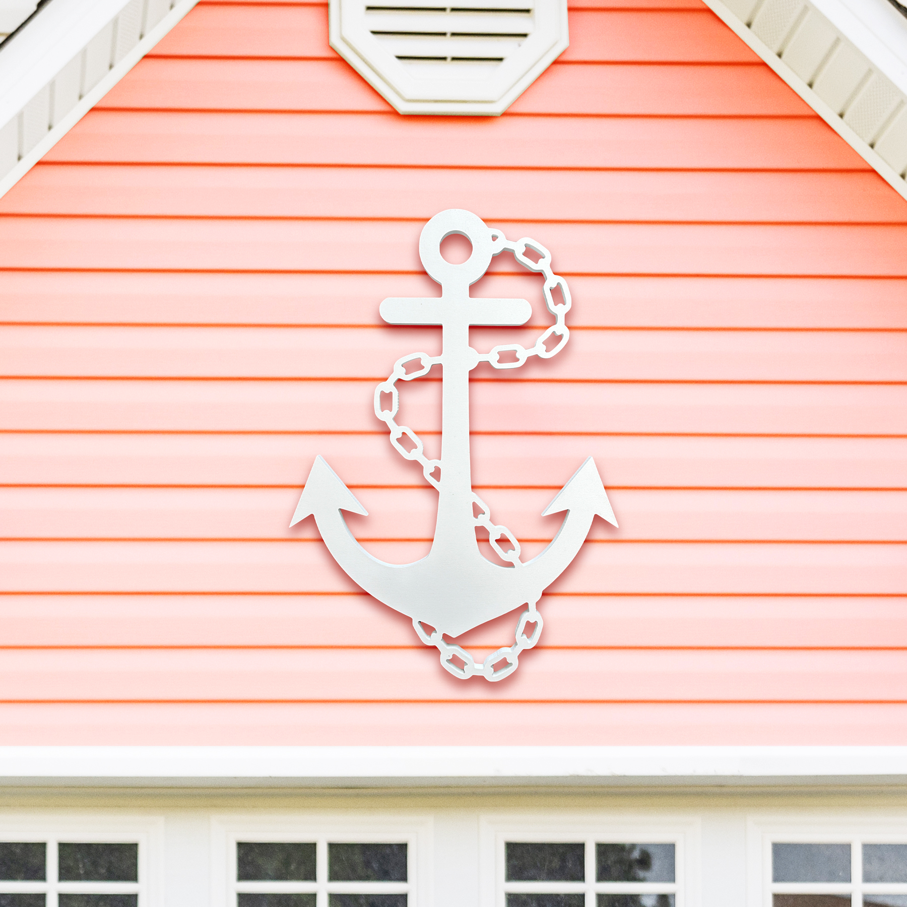 Outdoor Anchor Wall Decor, Nautical Beach Sign, PVC Ocean Marine Art - Bild 27 von 53