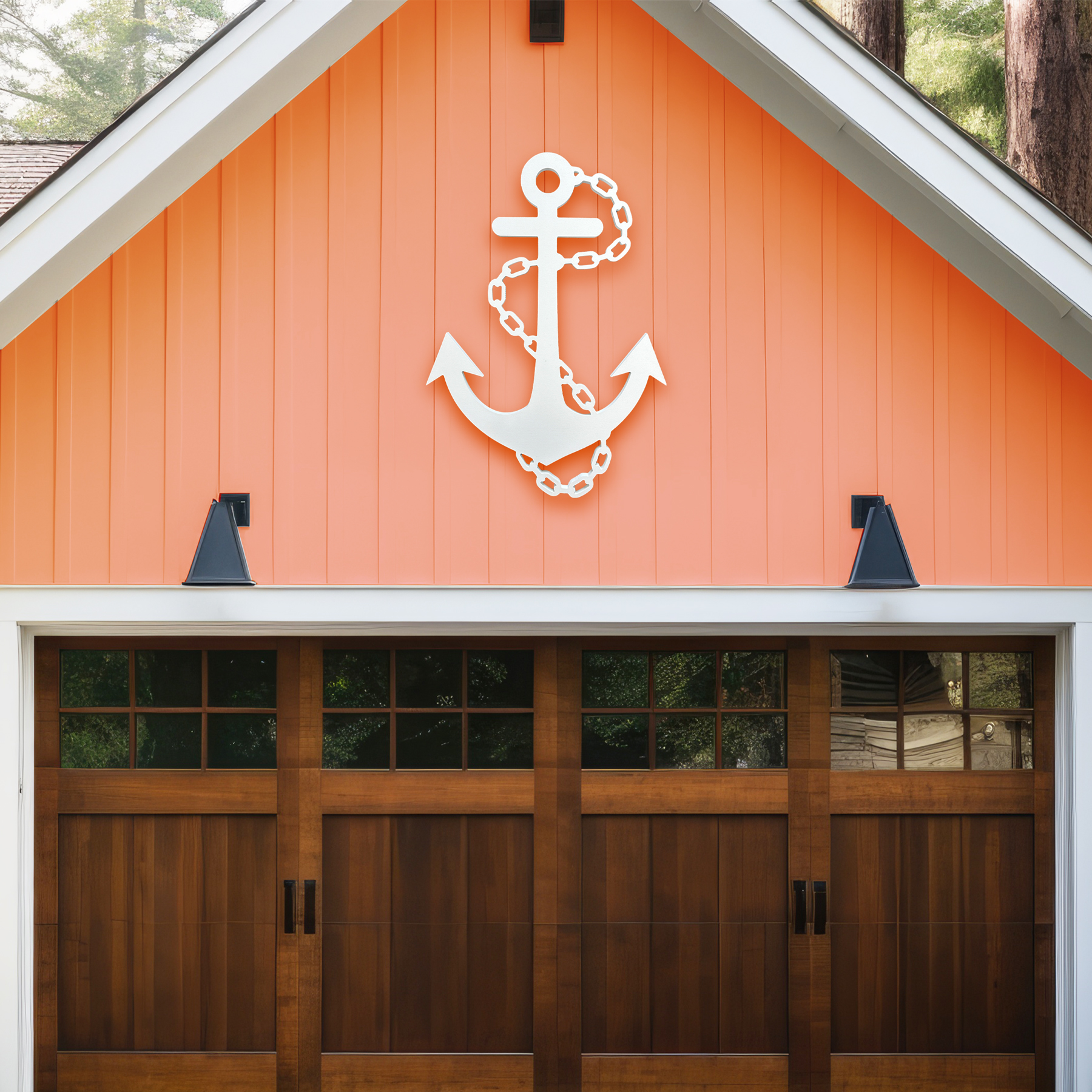 Outdoor Anchor Wall Decor, Nautical Beach Sign, PVC Ocean Marine Art - Bild 29 von 53