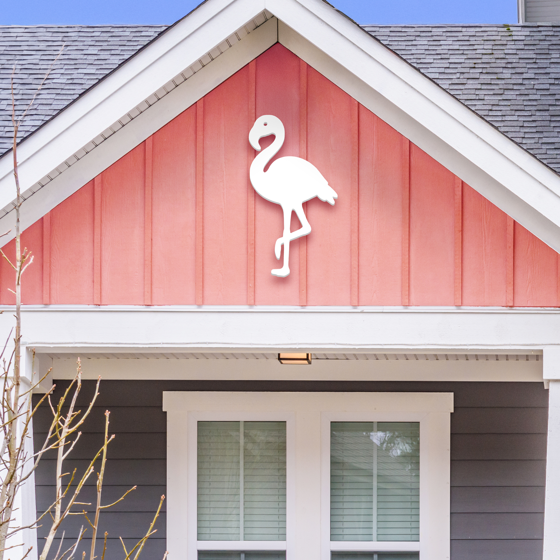 Outdoor Flamingo Wandbild, Flamingo Deko, PVC Flamingo Wandbehang Schild - Bild 28 von 29