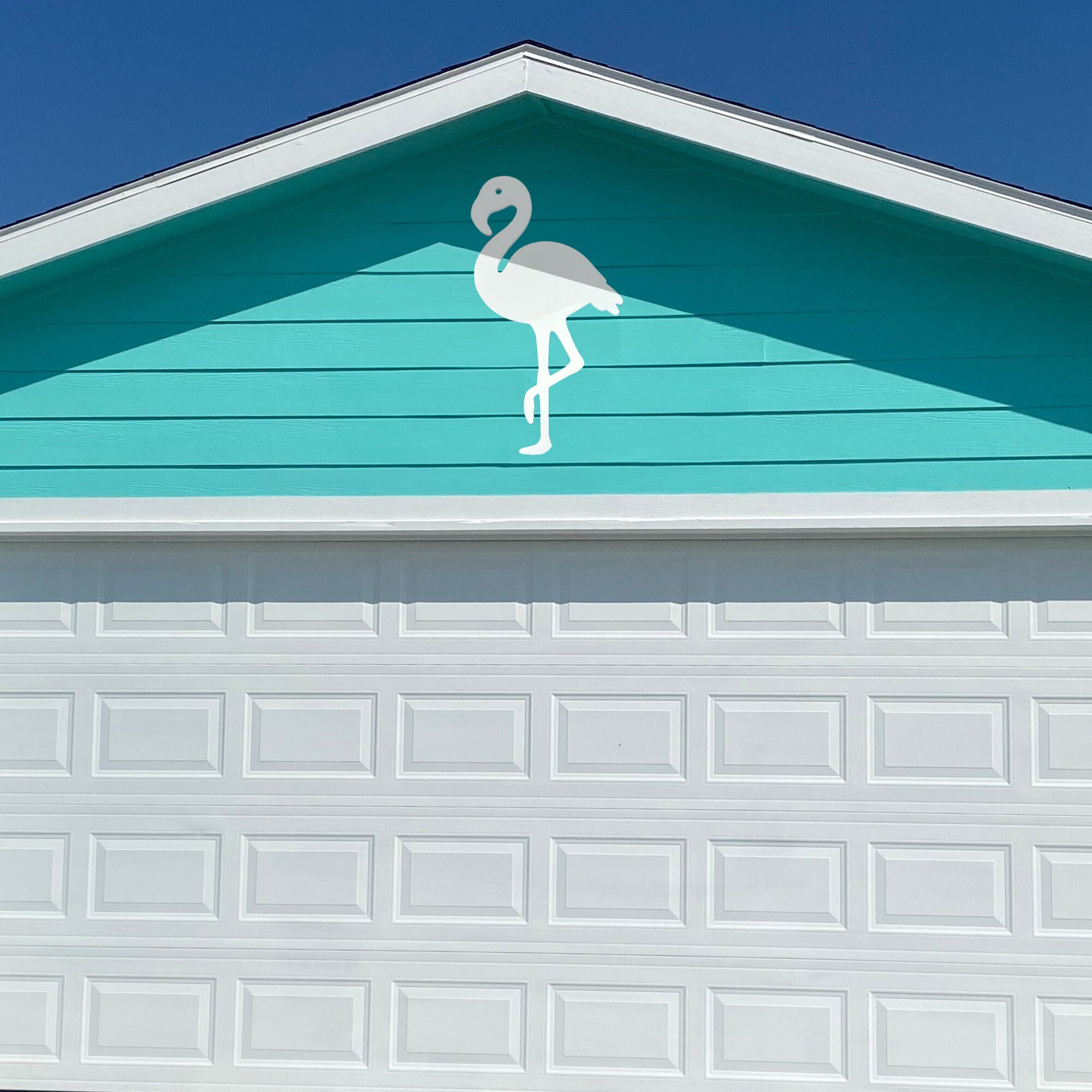Outdoor Flamingo Wandbild, Flamingo Deko, PVC Flamingo Wandbehang Schild - Bild 7 von 29