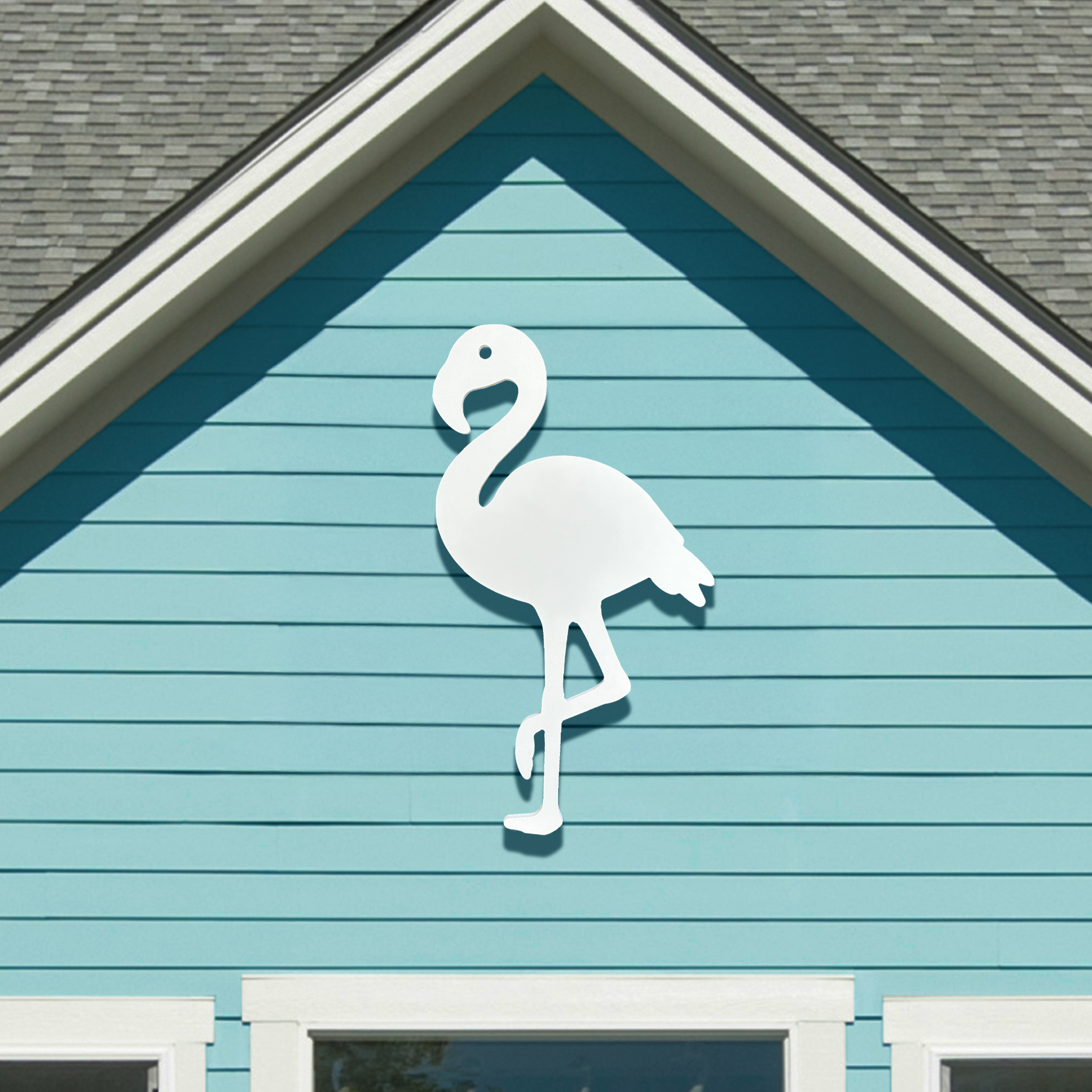 Outdoor Flamingo Wandbild, Flamingo Deko, PVC Flamingo Wandbehang Schild - Bild 13 von 29
