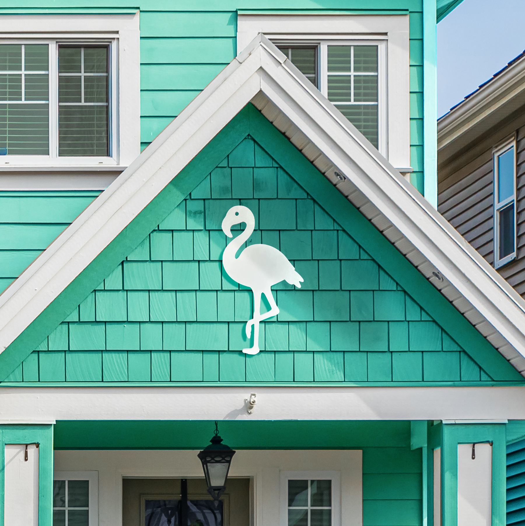 Outdoor Flamingo Wandbild, Flamingo Deko, PVC Flamingo Wandbehang Schild - Bild 18 von 29