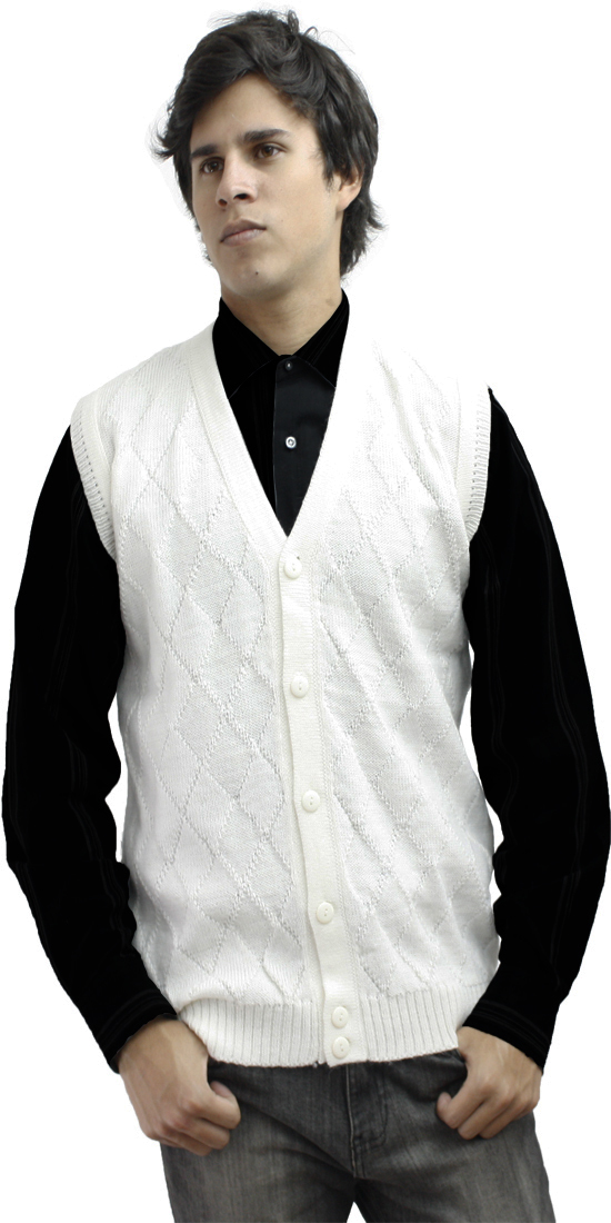 Herren weicher Alpaka Wolle Strick V-Ausschnitt Pullover Knopf Golfweste Diamant Design - Bild 24 von 81