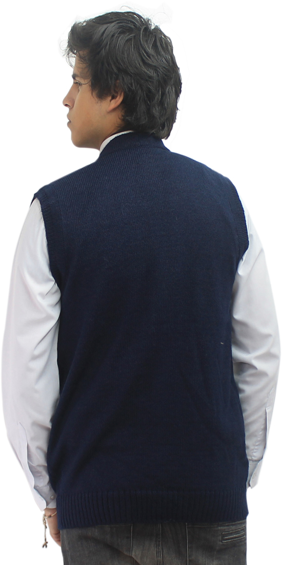 Herren weicher Alpaka Wolle Strick V-Ausschnitt Pullover Knopf Golfweste Diamant Design - Bild 70 von 81