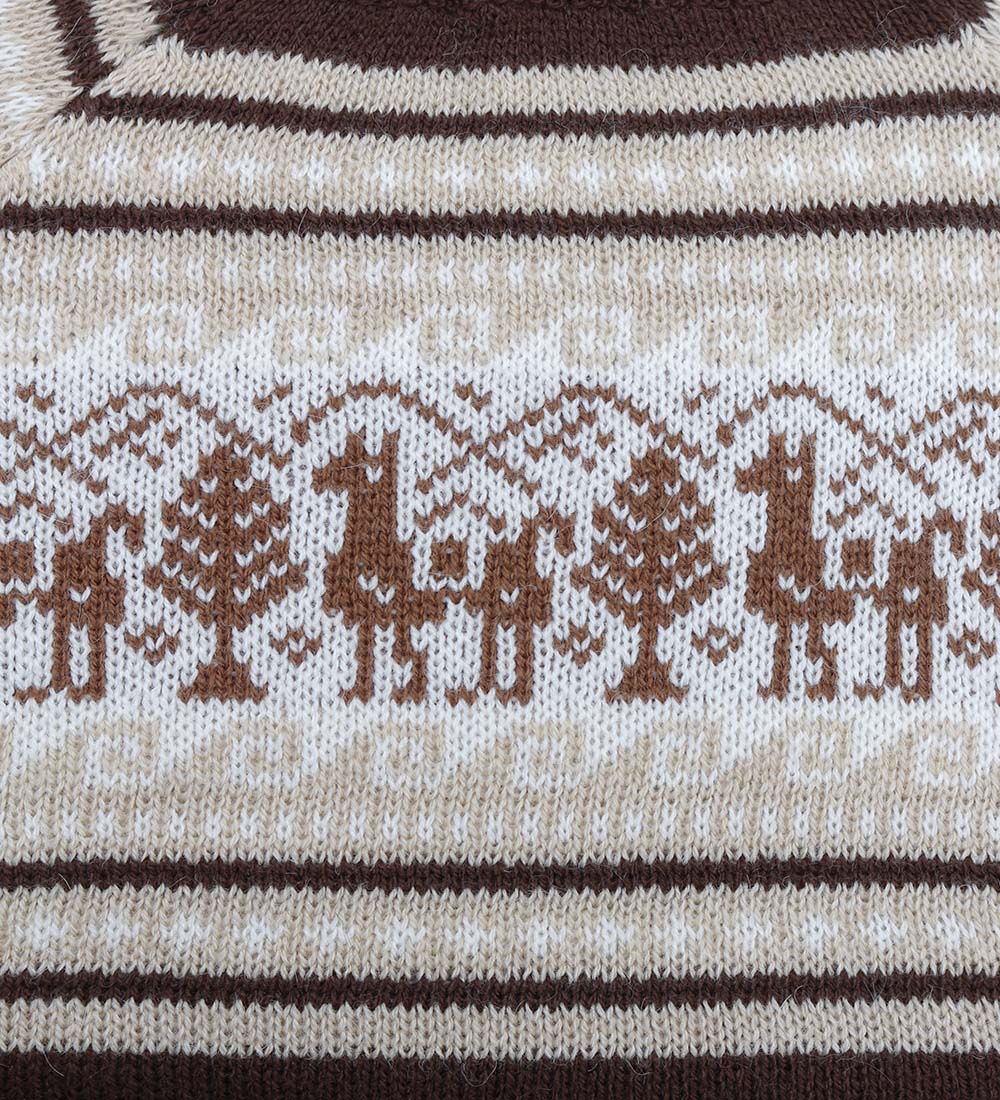 Maglione lana di alpaca da uomo maglioni di alpaca maglione lana di alpaca da uomo piccole fiamme - Foto 21 di 57