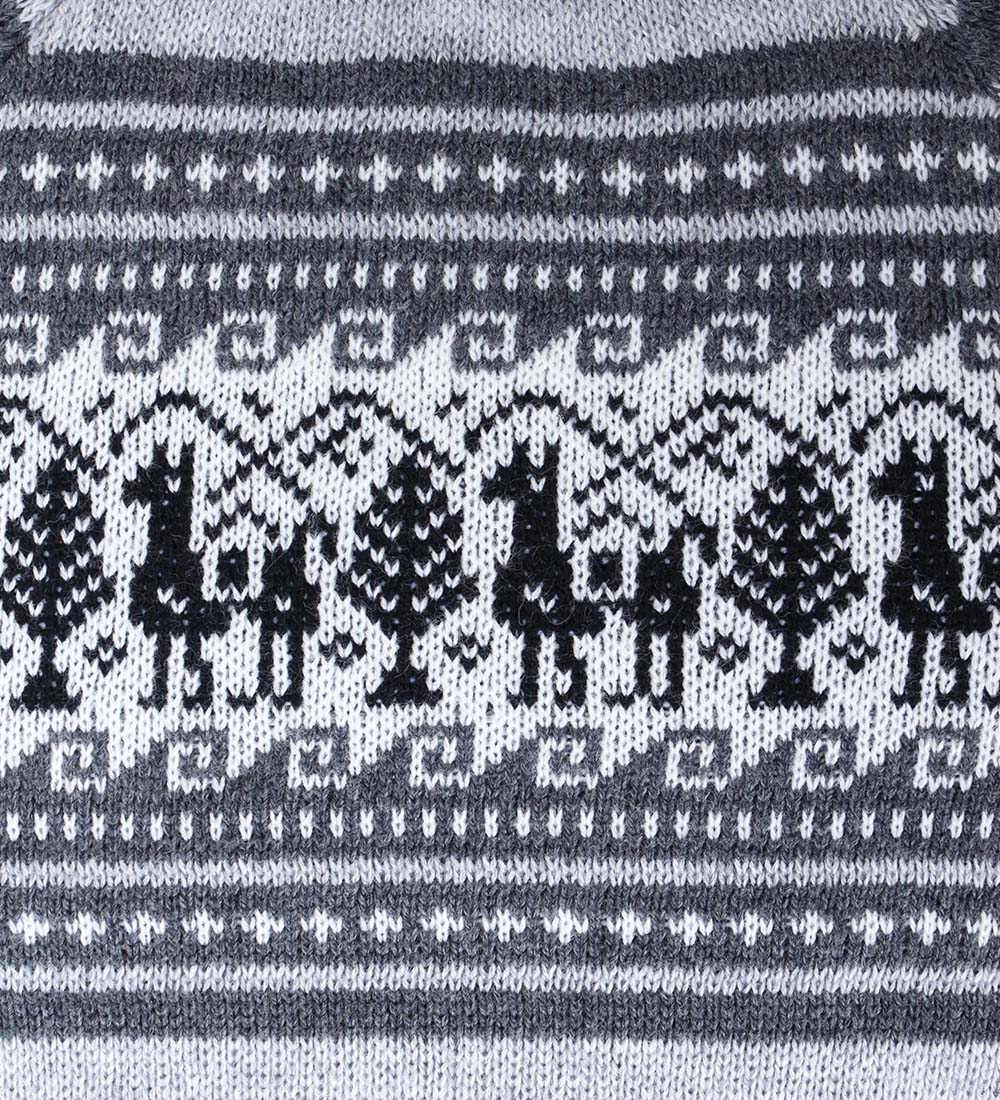 Maglione lana di alpaca da uomo maglioni di alpaca maglione lana di alpaca da uomo piccole fiamme - Foto 54 di 57