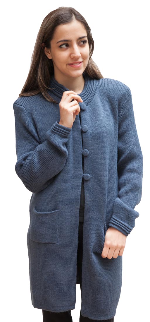 long wool sweater coat