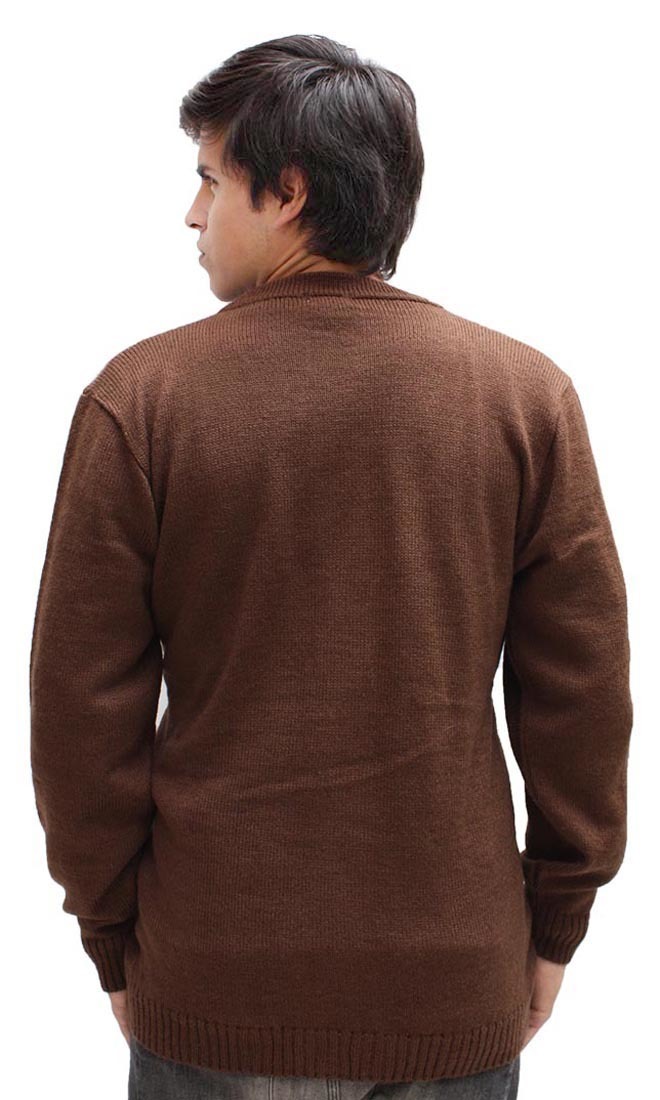 Mens Alpaca Wool Golf Cardigan Sweater VNeck Button Down Coat eBay