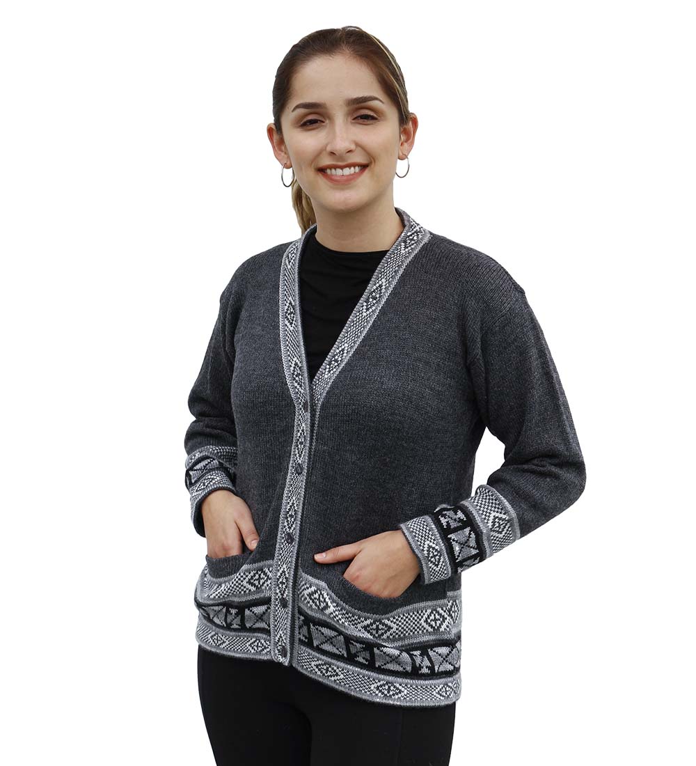 Alpaca Wool Sweater Women Alpaca Sweaters Alpaca Wool Cardigan Andean