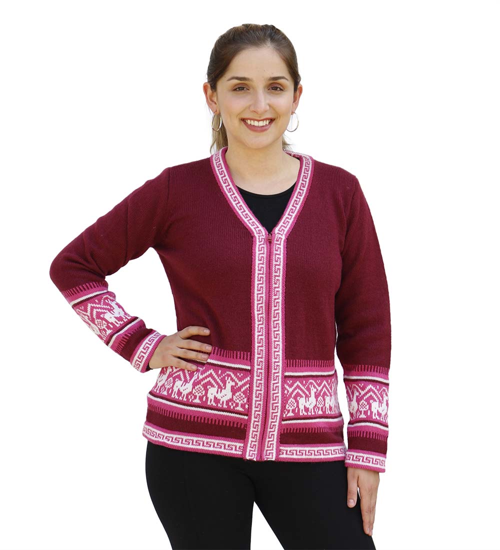 Alpaka Wollpullover Damen Alpaka Pullover Damen Alpaka Wolljacke für Damen - Bild 106 von 291