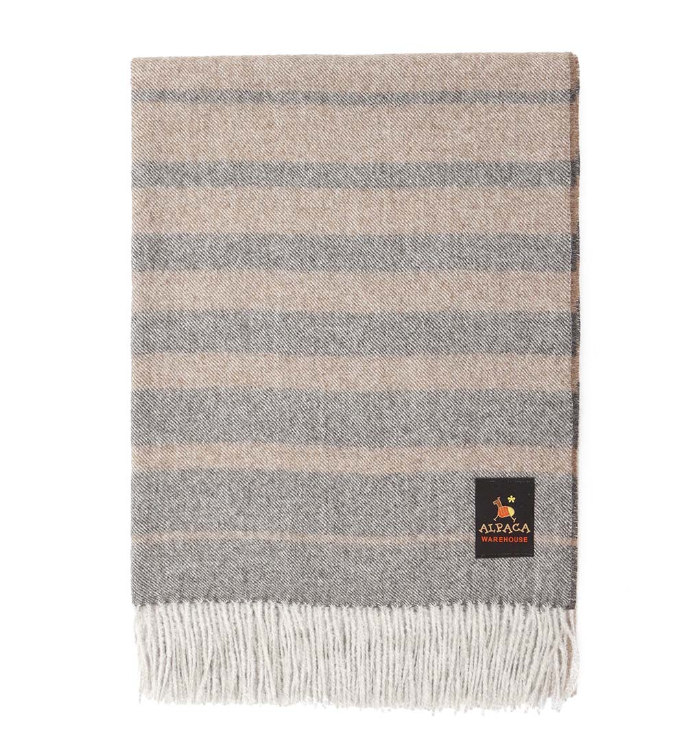 100 Baby Alpaca Wool Blanket Throw for Bed Couch Sofa Soft Warm Wool