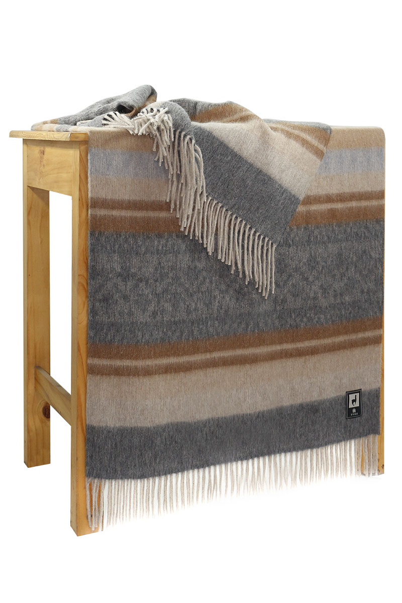 Special Alpaca Wool Cherokee Style Blanket Throw - Warm And Soft - Picture 23 of 41