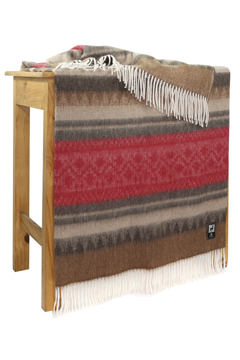 Special Alpaca Wool Cherokee Style Blanket Throw - Warm And Soft - Picture 31 of 41