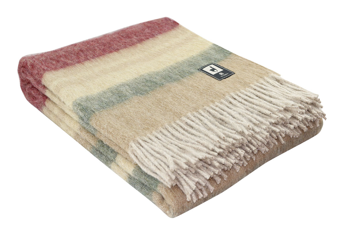 Special Alpaca Wool Cherokee Style Blanket Throw - Warm And Soft - Picture 10 of 41
